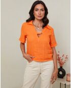 Top 100% Lin Mimie orange