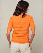 Top 100% Lin Mimie orange