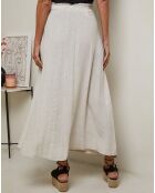 Jupe 100% Lin Nubia beige