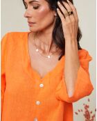 Top 100% Lin Siliana orange