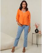 Top 100% Lin Siliana orange