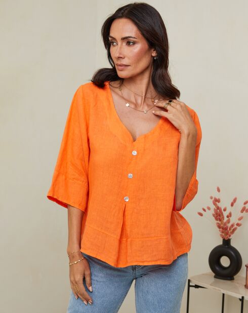 Top 100% Lin Siliana orange