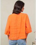 Top 100% Lin Siliana orange