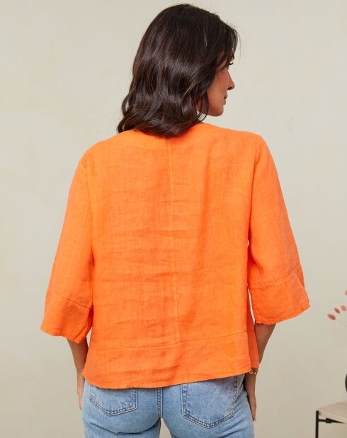 Top 100% Lin Siliana orange