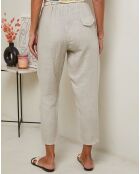 Pantalon 100% Lin Mary beige