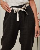 Pantalon 100% Lin Mary noir