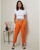 Pantalon 100% Lin Mary orange