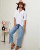 Chemise 100% Lin Imani blanche