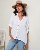 Chemise 100% Lin Imani blanche