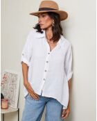 Chemise 100% Lin Imani blanche