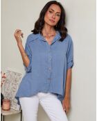 Chemise 100% Lin Imani indigo