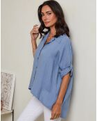 Chemise 100% Lin Imani indigo
