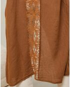 Gilet 100% Lin Tehani camel