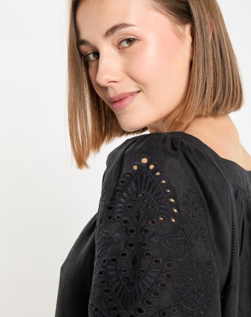 Blouse Adam broderies noire