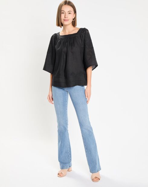 Blouse Adam broderies noire