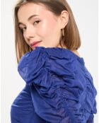 Robe 100% Coton Bio Sireny bleue