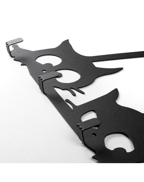 Décoration murale cuisine chatons multicolore - 60x37 cm