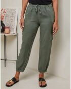 Pantalon 100% Lin Kessy kaki