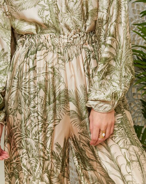 Pantalon Georgina kaki