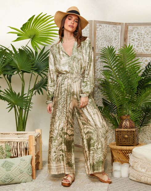 Pantalon Georgina kaki