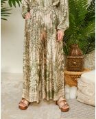 Pantalon Georgina kaki