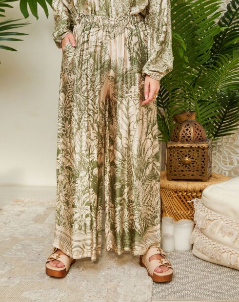 Pantalon Georgina kaki