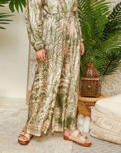 Pantalon Georgina kaki