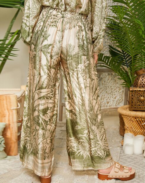Pantalon Georgina kaki