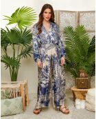 Pantalon Georgina marine