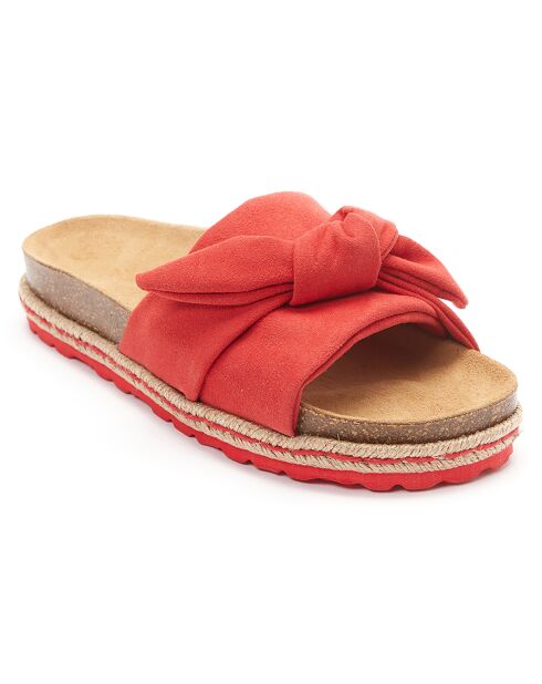 Mules Ema rouges