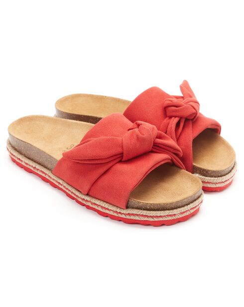Mules Ema rouges