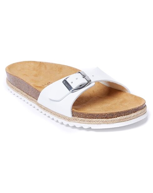 Mules Agata blanches