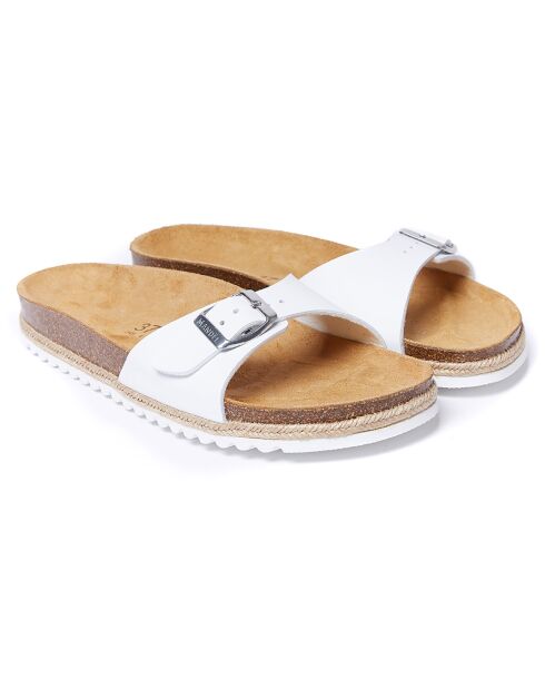Mules Agata blanches