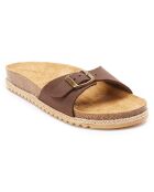Mules en Cuir Agata marron