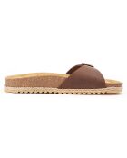 Mules en Cuir Agata marron
