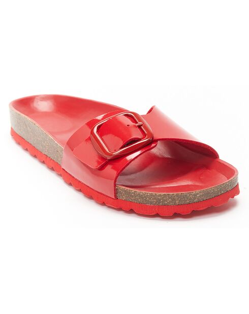 Mules Agata rouges