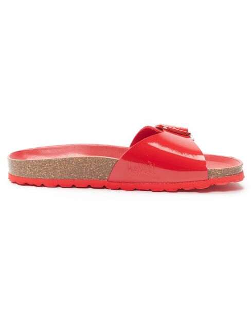 Mules Agata rouges