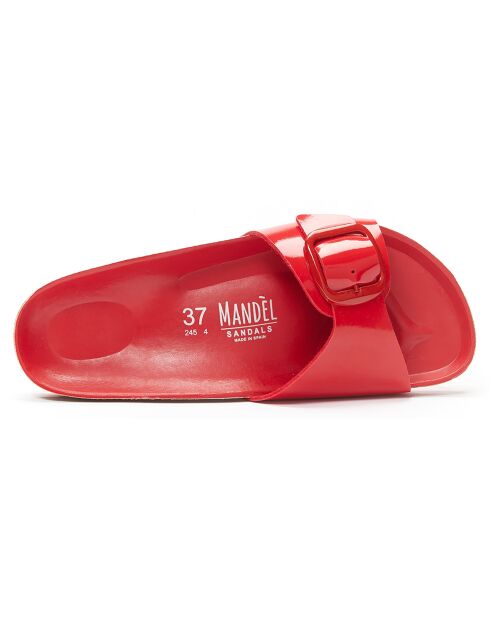 Mules Agata rouges