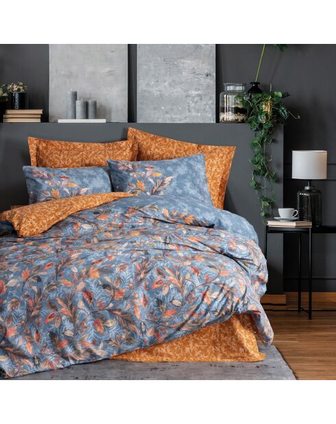 Parure housse de couette Alekra moutarde