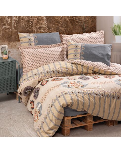 Parure housse de couette Dakota multicolore