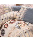 Parure housse de couette Dakota multicolore