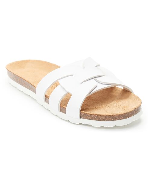 Mules Clara blanches