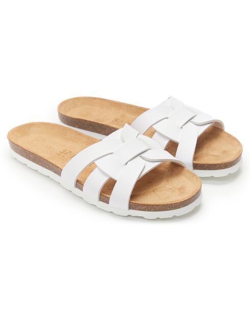 Mules Clara blanches