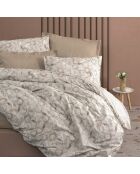 Parure housse de couette Moil beige