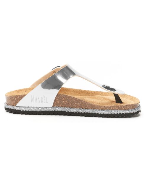 Sandales Blanca argentées