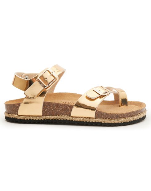 Sandales Elisa dorées