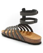 Sandales Anita gris foncé