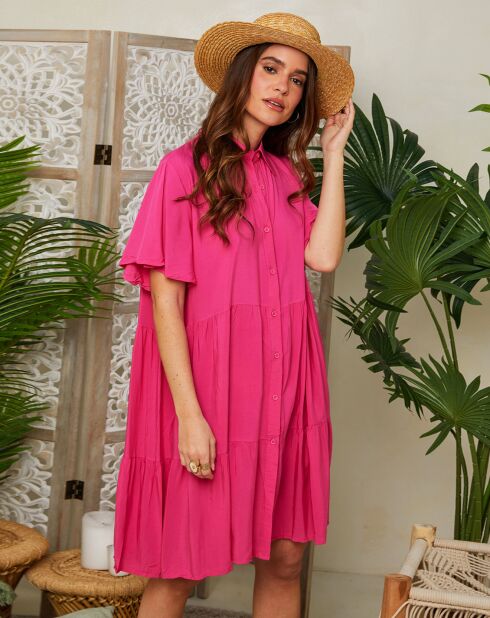 Robe Mimosia fushia