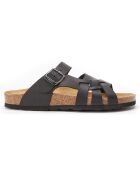 Sandales en Cuir Alvaro noires