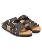 Sandales en Cuir Alvaro noires